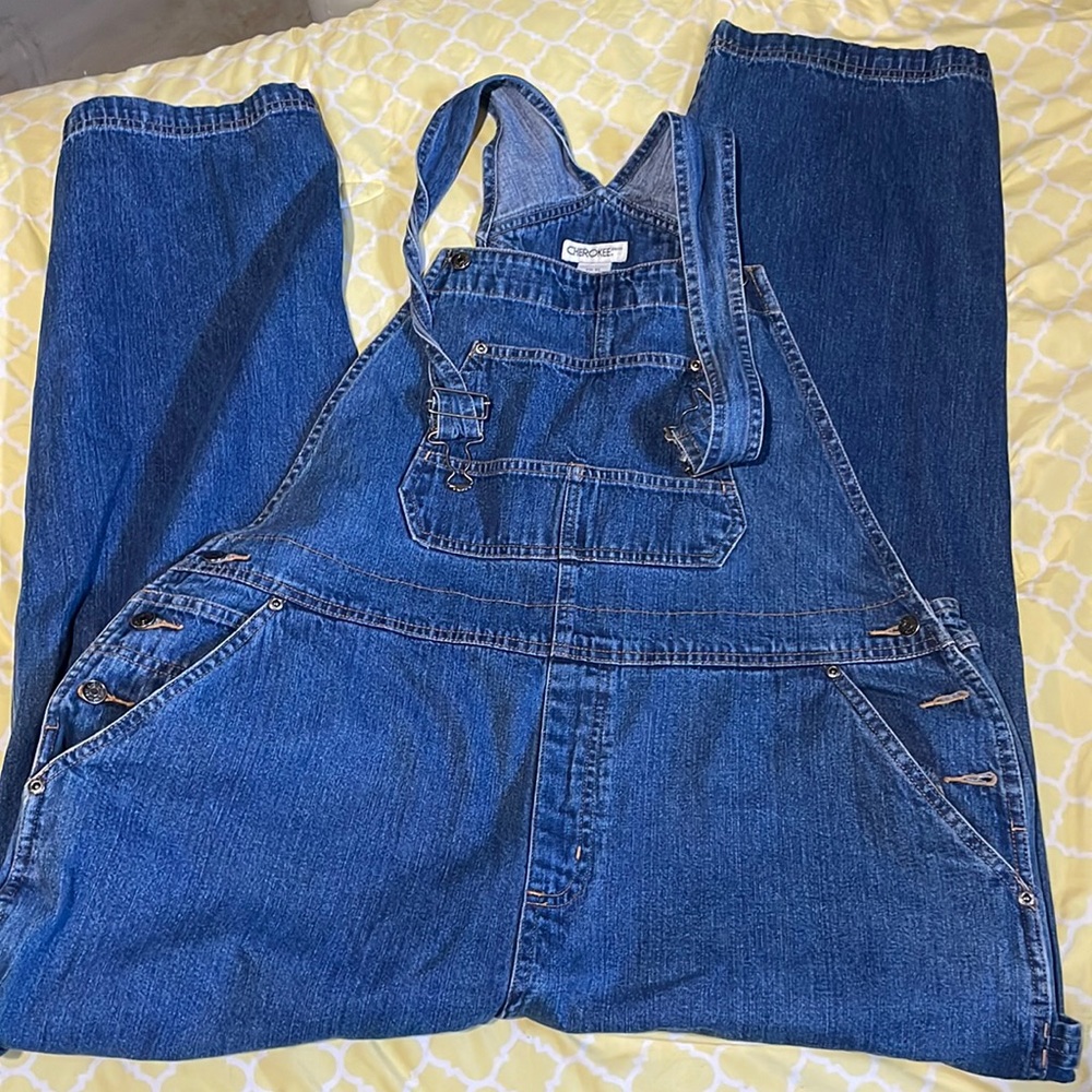 Cherokee denim overalls